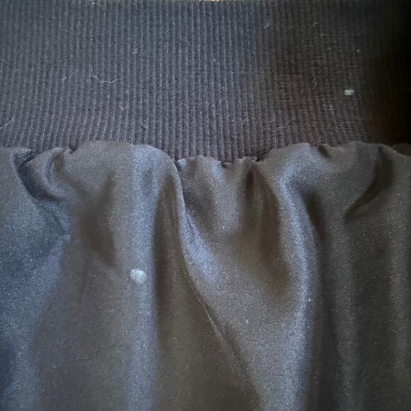 Vince Camuto Women Plus Size Metallic Bomber Jacket 3X Gold Black Floral Brocade - Picture 7 of 7